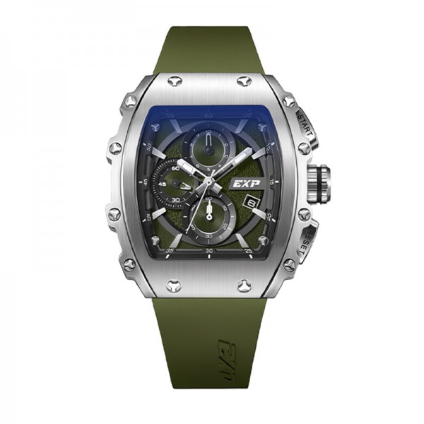 Expedition 6846 Silver Green Rubber MCRSSGN